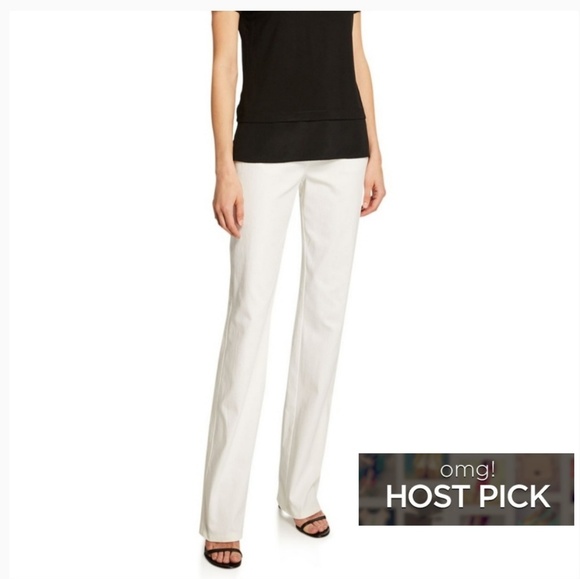 St. John Pants - St. John White Marie Straight Jeans Pants Plus 14